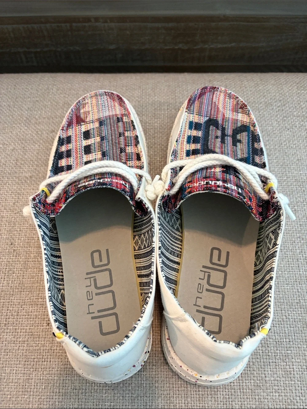 Hey Dude Wendy Boho Distressed Azca, size 7.